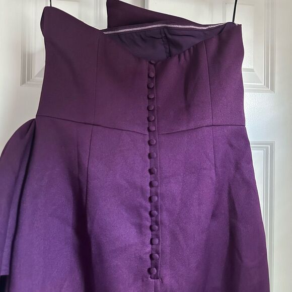 Free People x Elliatt Reception Cascade Ruffle Strapless Cocktail Dress - Picture 7 of 9